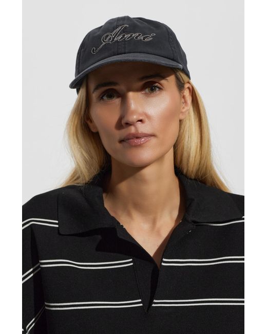AMI Black Cap With Logo