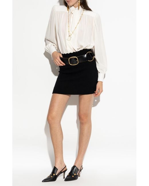 Chloé White Silk Shirt