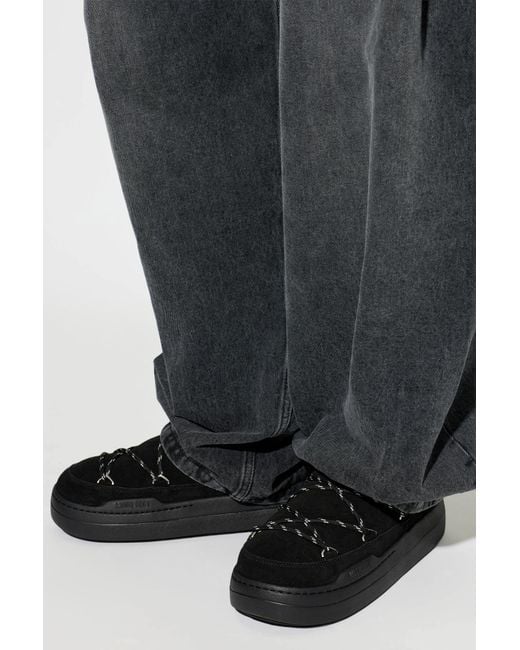 Moon Boot Black 'Mb Park Slipper' Shoes for men