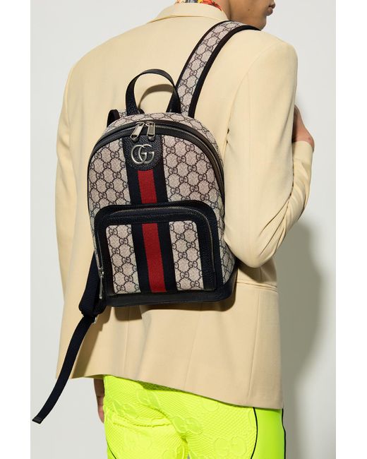 Gucci Black 'ophidia Small' Backpack, for men