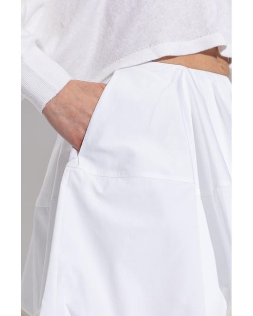 Alaïa White Bubble Skirt