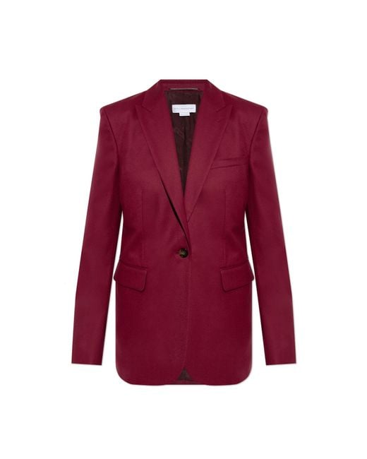 Stella McCartney Red Wool Blazer