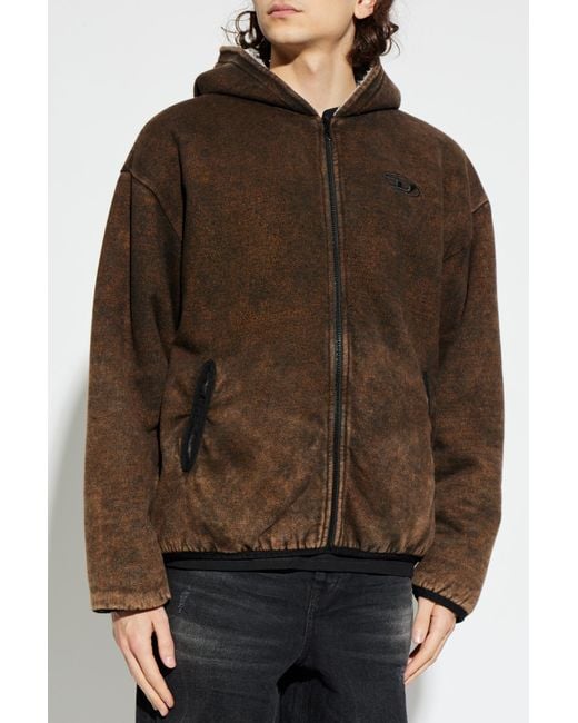 DIESEL Brown Jacket 'S-Bryan' for men
