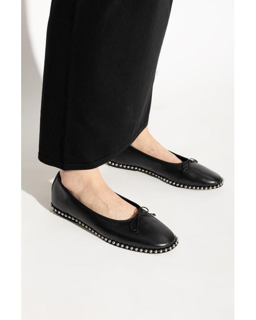 Alexander Wang Black Ballerinas Lina