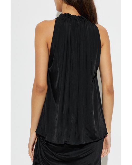 Balmain Black Oversized Top