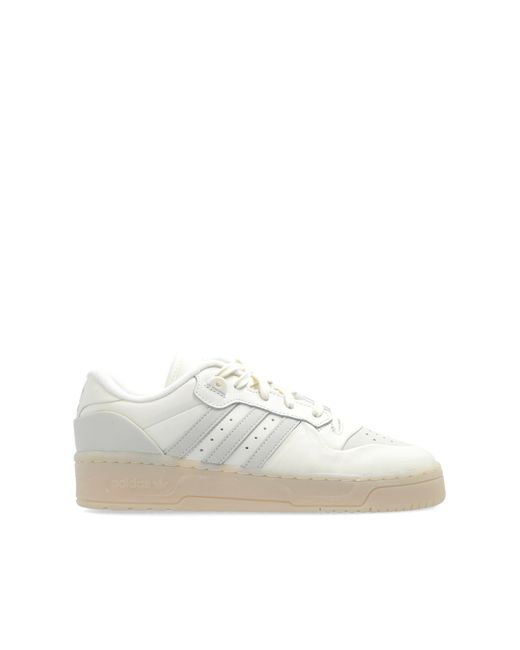 Adidas Originals White 'rivalry Low' Sneakers,