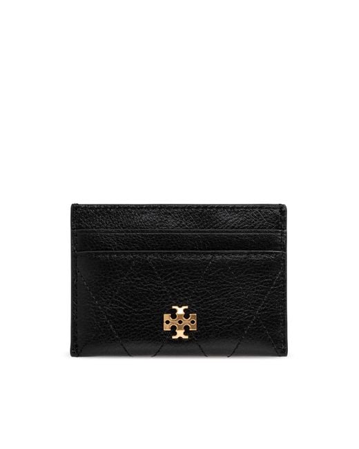 Tory Burch Black Leather Card Holder