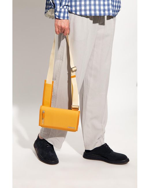 Jacquemus Orange 'le Messageru' Shoulder Bag for men