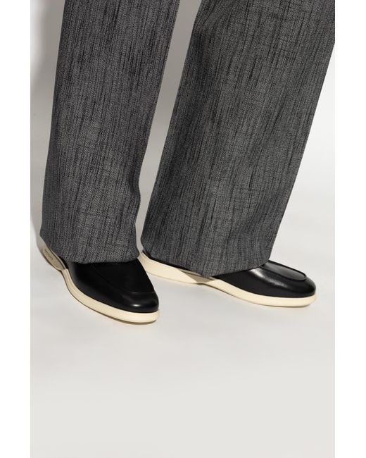 Ferragamo Black 'Cosimo' Loafers Shoes for men