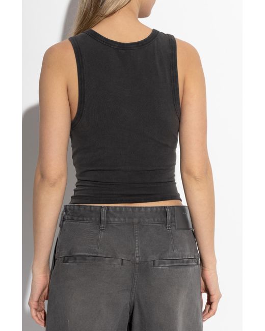Entire studios Black Top Cropped
