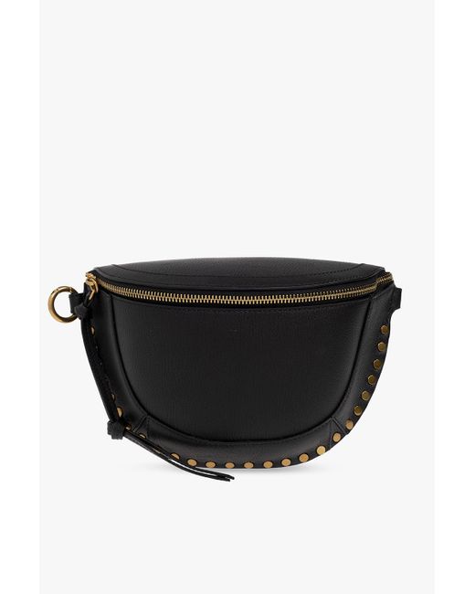 Isabel Marant Black 'skano' Leather Belt Bag