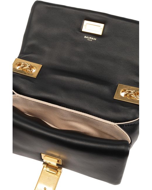 Balmain Black '1945' Shoulder Bag,