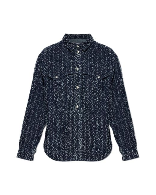 IRO Blue 'Velini' Jacket
