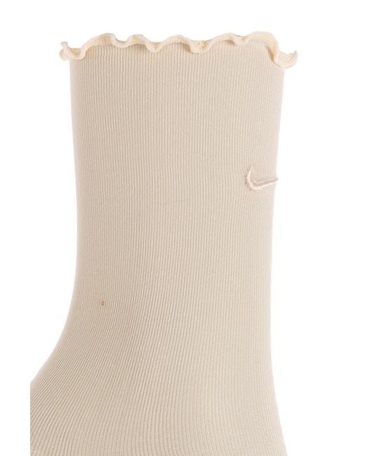 Nike Natural Socks With Logo