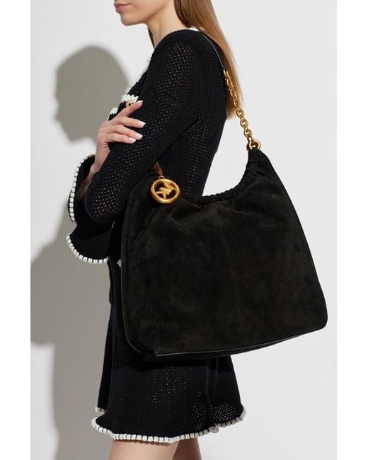 MICHAEL Michael Kors Black Shoulder Bag 'Indie'