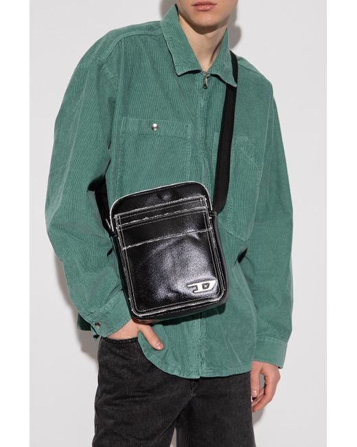 DIESEL Black 'esto' Shoulder Bag for men