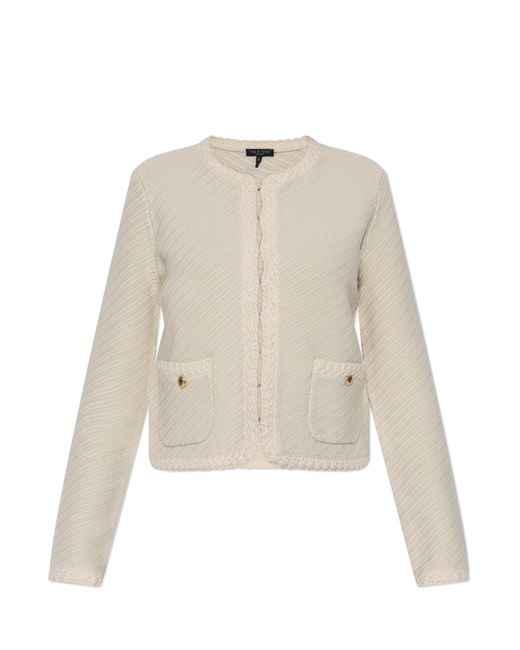 Rag & Bone Natural Cardigan With Pockets