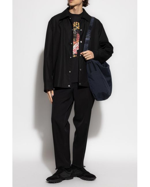 Paul Smith Black T-shirt With Colorful Print, for men