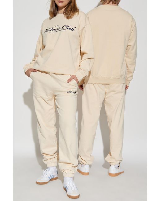 Sporty & Rich Natural Sweatshirt From The 'Riviera' Collection