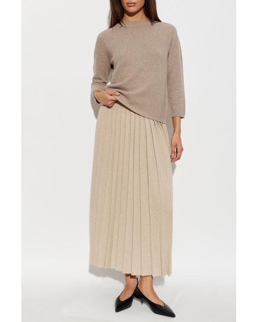 Fabiana Filippi Natural Sweater With Lurex Thread