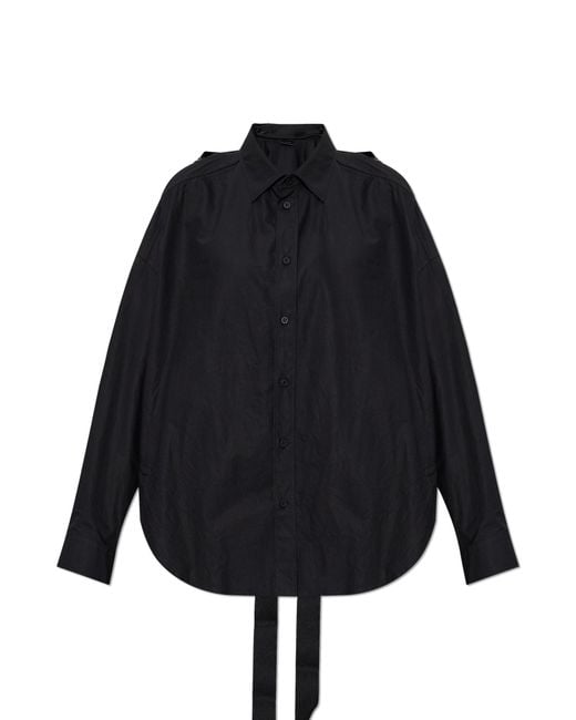 Balenciaga Blue Oversize Shirt