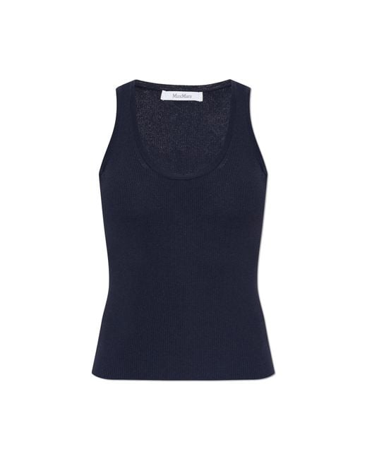 Max Mara Blue Top 'Editta'