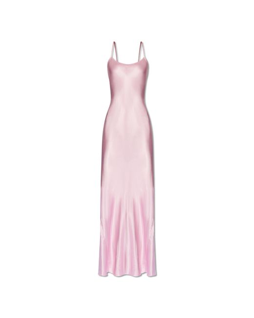 Victoria Beckham Pink Strap Dress