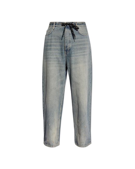 Balenciaga Gray Jeans With A ‘Vintage’ Effect, ' for men