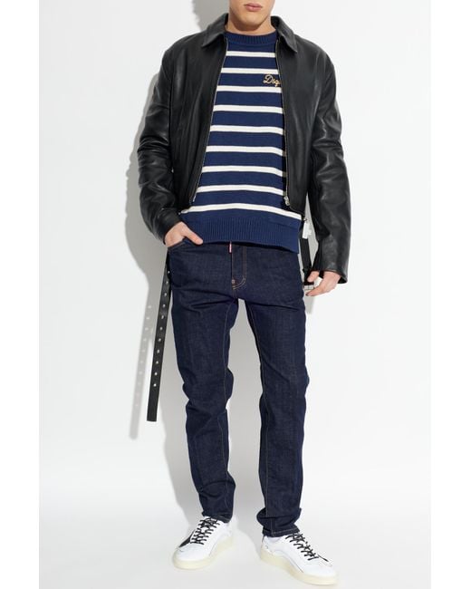 DSquared² Blue "Teddy" Jeans for men