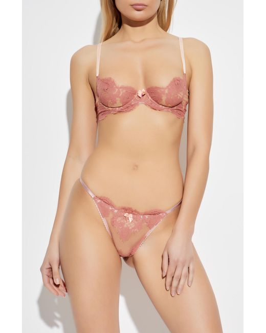 DSquared² Pink Lace Thongs