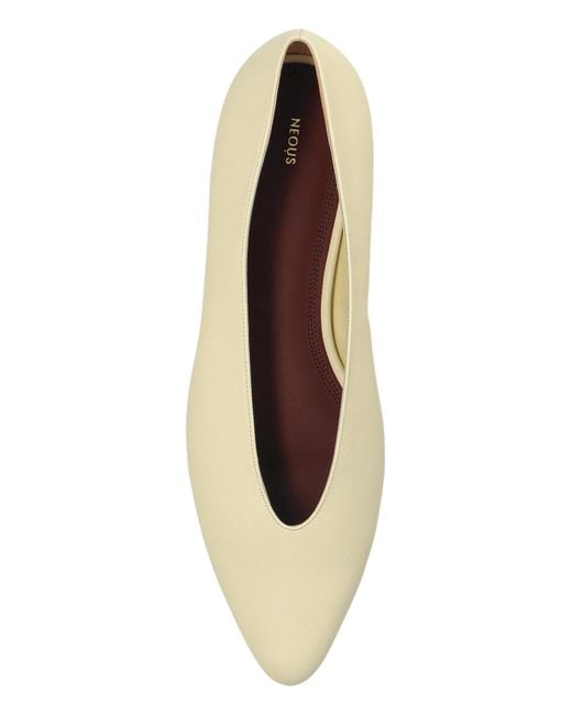 Neous White Ballet Flats 'Beid'