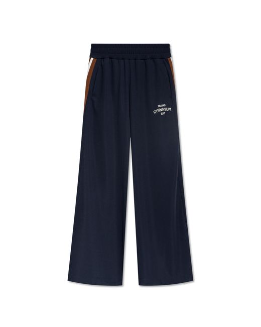 EA7 Blue Sweatpants From The Sustainability Collection