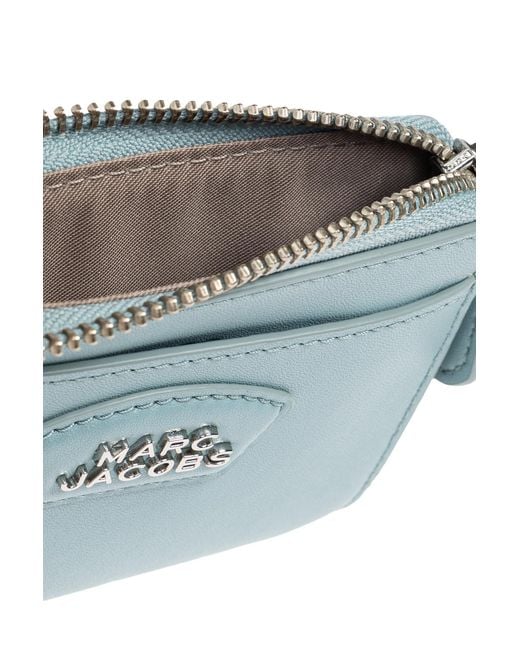 Marc Jacobs Blue Leather Card Holder