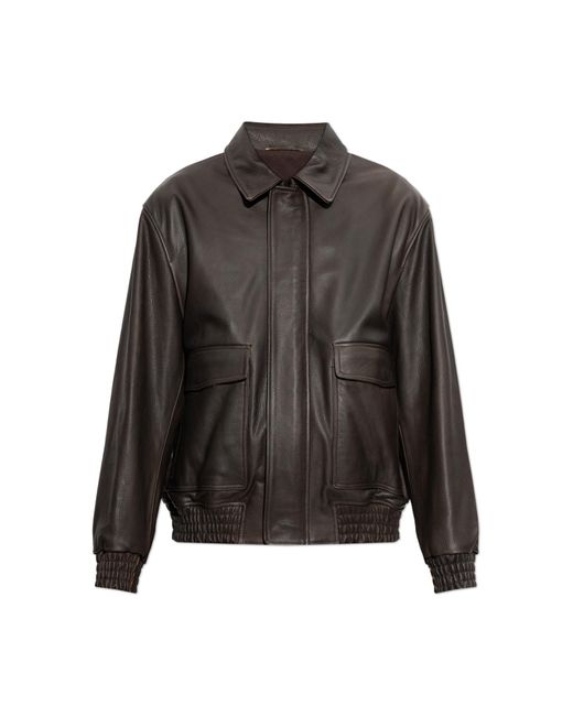 Arma Black Leather Jacket 'Bari' for men