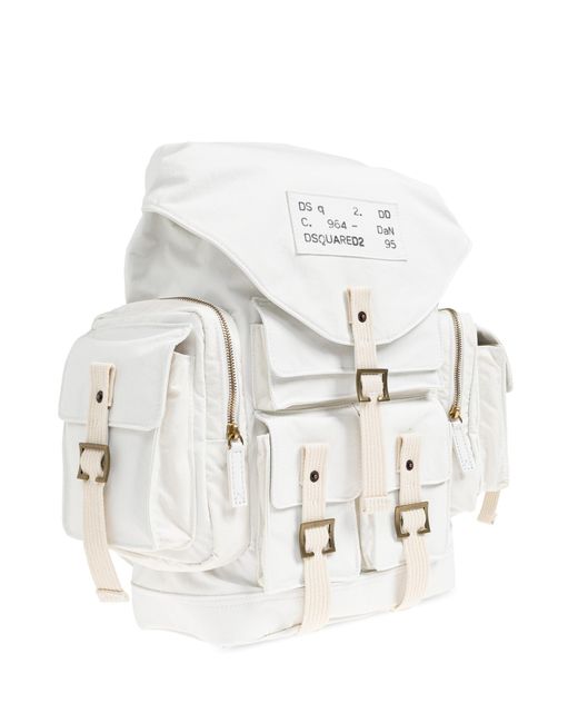 DSquared² Blue 'Cargo' Backpack for men