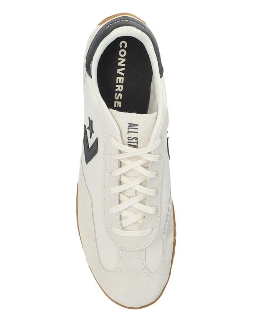 Converse White Sports Shoes "Run Star Trainer Ox" for men