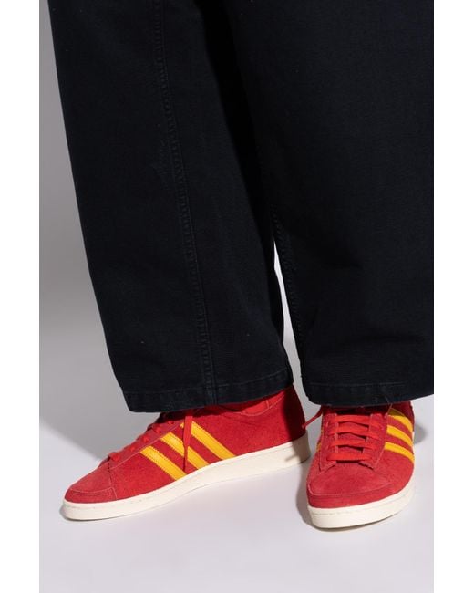 Adidas Originals Red Sports Shoes "Jabbar Hi Fef Home" for men