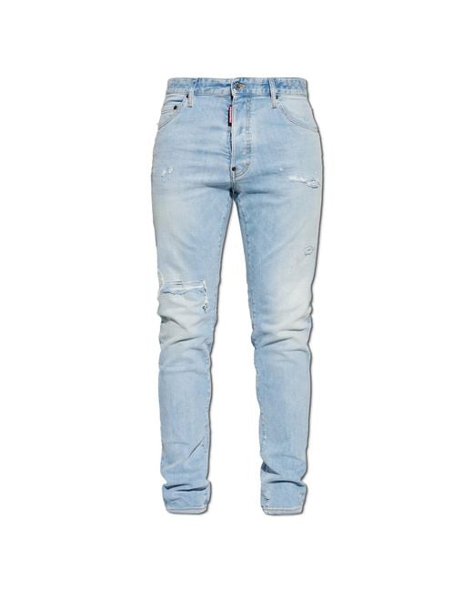 DSquared² Blue Teddy Jeans for men