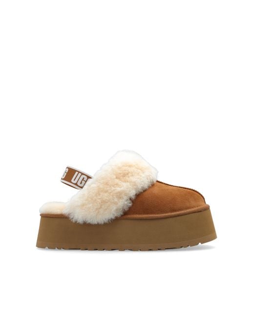 Ugg Black 'Funkette' Suede Platform Boots