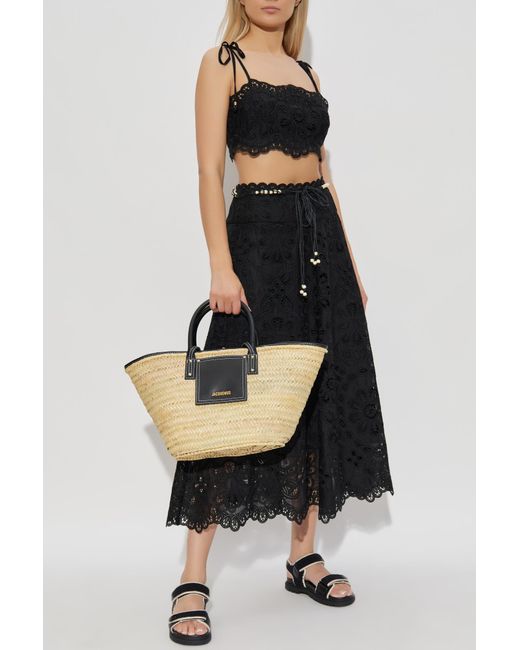 Zimmermann Black Lace Top