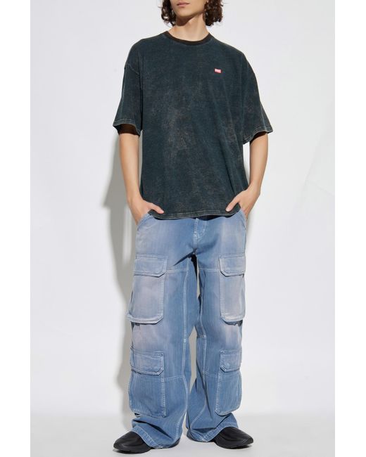 DIESEL Blue T-Shirt 'T-Boxt-T4' for men