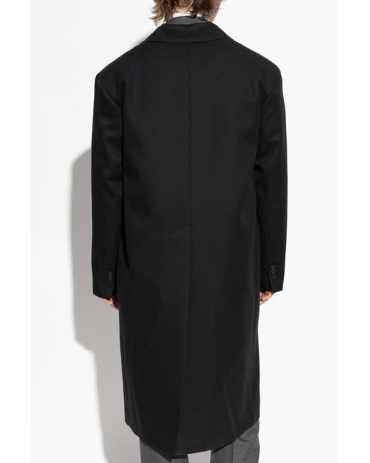 DSquared² Black Wool Coat for men