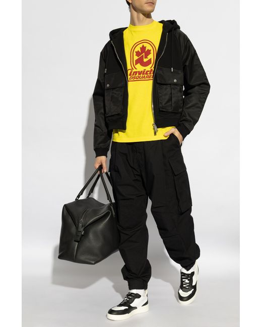 DSquared² Black Cargo Pants for men