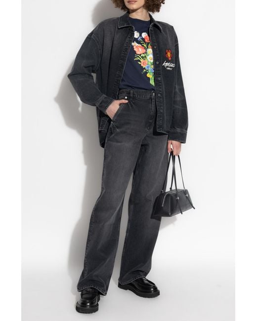 KENZO Blue Denim Shirt