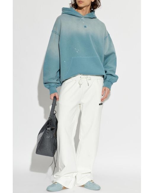 M I S B H V White Straight-Leg Sweatpants for men