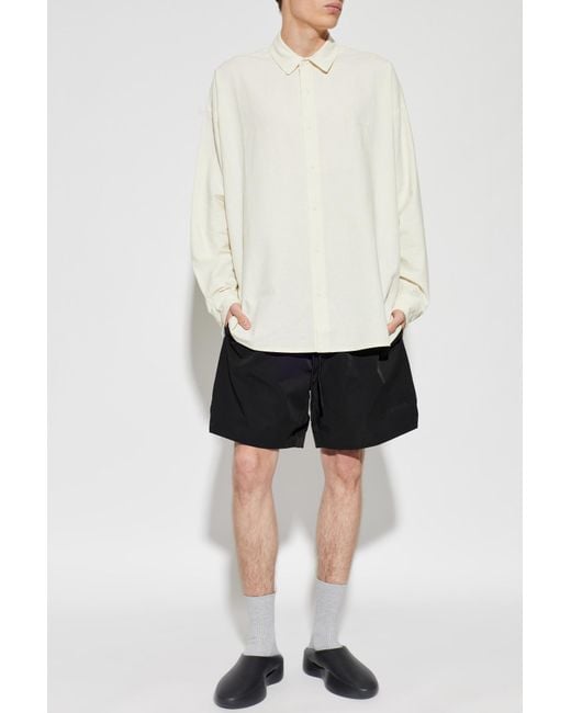 Fear Of God White Shirt With Embroidered Logo for men