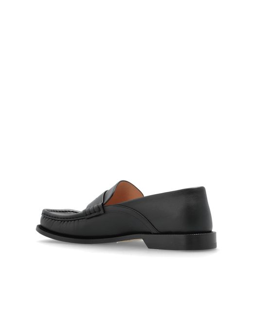 Loewe Black “Campo” Loafers Shoes for men