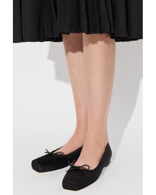 Aeyde Black 'Gabriella' Ballerinas