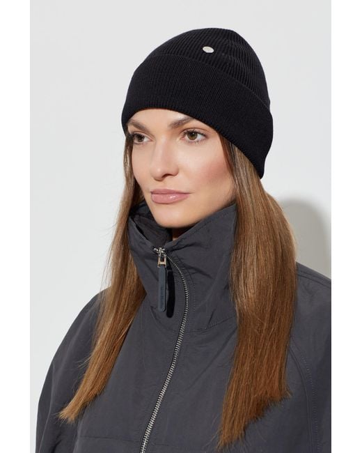 Acne Black Wool Hat