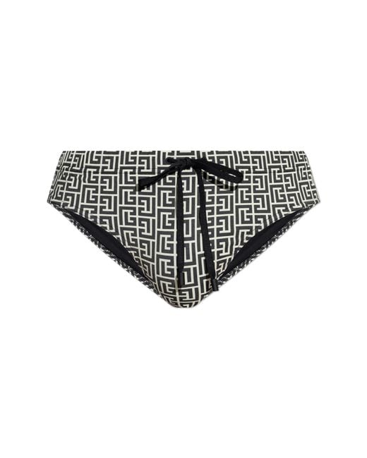 Balmain Black Swim Briefs for men
